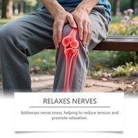 Crème de massage pour le corps, les bras et les genoux avec de la capsaïcine pour soulager la douleur - Utilisation externe quotidienne douce