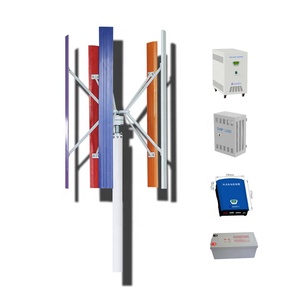 Système d'énergie hybride éolien-solaire 1 kW 2 kW 3 kW 5 kW 10 kW, générateur éolien vertical à prix compétitif - Product Image 1