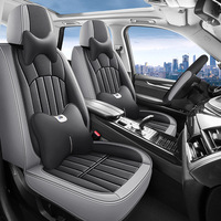 YLC - Coussin de siège de voiture en cuir intégral de haute qualité, entièrement enveloppant, universel toutes saisons, vente en gros