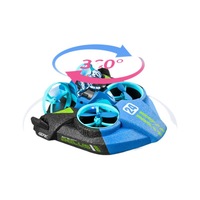 Mini drone quadricoptère RC 3-en-1 en mousse EPP, jouet aquatique, terrestre et aérien, avec maintien d'altitude, voiture de course et drift télécommandée avec lumière