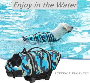 Gilet de sauvetage pour chien pour la natation et la navigation, gilet de sauvetage ajustable pour chiot avec bande réfléchissante, flottabilité supérieure, gilet de natation pour chien - Product Image 4