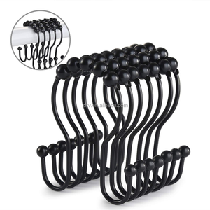 Phụ Kiện Khách Sạn Sang Trọng Chống Gỉ Móc Cuốn Thiết Kế Hiện Đại Móc Treo Rèm Tắm Bằng Kim Loại Thép Không Gỉ - Product Image 1