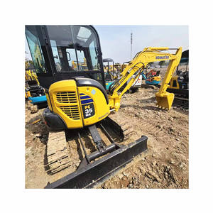 Excavatrice Komatsu Pc 35 d'occasion, mini-excavatrice Komatsu Pc35 de 3 tonnes à chenilles en caoutchouc à vendre - Product Image 1