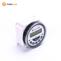 Temporizador Digital LCD TM-619H-2 Mini de 5 Pines, 16A, 230V, Alimentado por Batería, IP44, Material ABS, Nuevo y Original