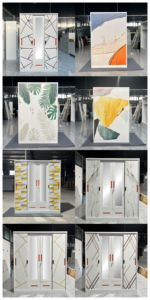 Современный популярный металлический шкаф-гардероб с 2 дверями для спальни, стальной шкаф для хранения вещей - Product Image 2