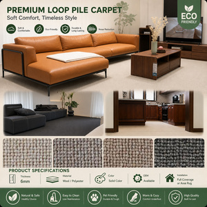Tapis <span class=keywords><strong>de</strong></span> maison moderne et minimaliste 2026, dernière collection, anti-décoloration, en laine/polyester doux et moelleux, imperméable, pour salon et chambre, vente en gros - Product Image 1