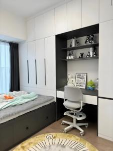 Muebles de dormitorio personalizados, estantería, armario para habitación de estudio, cama Tatami con armario, muebles para el hogar, MDF moderno de madera global - Product Image 5