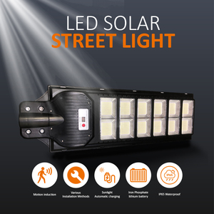 <span class=keywords><strong>Farola</strong></span> <span class=keywords><strong>Solar</strong></span> Integrada de 100W 200W 300W 500W 1000W para Exteriores, Lámpara <span class=keywords><strong>LED</strong></span> Impermeable IP65 - Product Image 4