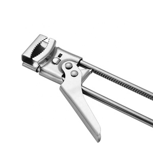 Thép không gỉ bạc đa chức năng corkscrew đánh bóng kim loại có thể Jar mở chai công cụ nhà bếp - Product Image 5