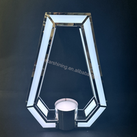 Présentoir LED en acier inoxydable argenté et acrylique pour bouteilles de champagne, glorificateur VIP, support à whisky pour bars et discothèques