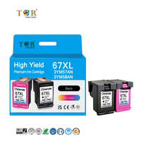 Cartuchos de tinta HP 67XL, cartucho de tinta 67XL 67 para impresora HP, cartucho para HP Deskjet 2700 2800, cartuchos de tinta compatibles.