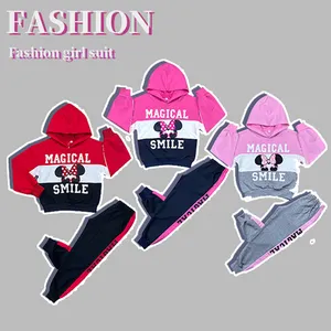Hot Sell kids clothing 2023 Soft unicorn Cute kids clothing sets High Quality 2 pcs sets Girls