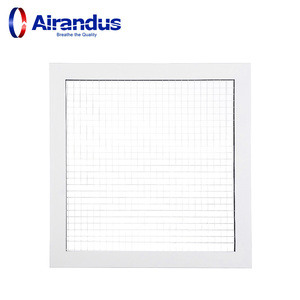 환기 에어 벤트 밸브 천장 디퓨저 그릴 필터 공기 알루미늄 계란 상자 반환 공기 그릴 EggCrate HVAC 시스템 용 - Product Image 6