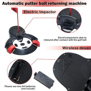เครื่องฝึกซ้อมพัตต์กอล์ฟไฟฟ้าแบบอัตโนมัติ พร้อมระบบส่งลูกกลับอัตโนมัติ - Product Image 2