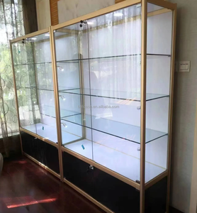 Vetrina Espositiva Bloccabile per Negozi <span class=keywords><strong>al</strong></span> Dettaglio con Luci, Vetrina Verticale in Vetro per Collezioni, Espositore per Forniture per Tabaccherie - Product Image 2