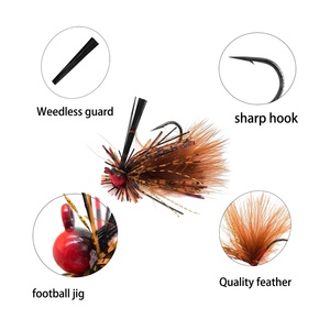 Esca da Pesca Mycena 7G/10G in Silicone Chatterbait Spinnerbait Buzzbait Wobbler per Persico Luccio e Walleye - Product Image 2