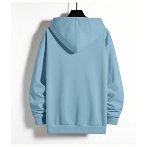 Wholesale Athletic 100% Cotton Gym Hoodies for Men Comfortable Oversized Multi-Colors 3D Embroidery Applique Spring Print - Product Image 5