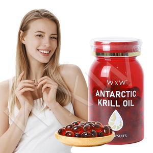 แคปซูลน้ำมัน krill มีไขมันต่ำจากธรรมชาติบริสุทธิ์รองรับผลิตภัณฑ์เสริมอาหารโอเมก้า3 - Product Image 1