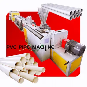 50~75mm PVC Plastic Water Supply Pipe Tube Making Machine Water Drain Pipe Production Line