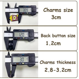 Breloques de chaussures de sport de <span class=keywords><strong>basketball</strong></span> de dessin animé personnalisées, accessoires de breloques en PVC pour sabots, pour la décoration de chaussures - Product Image 5