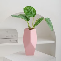 Ensemble de vases en céramique abstraits géométriques YanJun, vase décoratif irrégulier creux moderne pour la décoration de table et de la maison