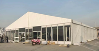Auvent de protection solaire et de pluie en PVDF résistant aux UV pour exposition, durable, pour salon professionnel