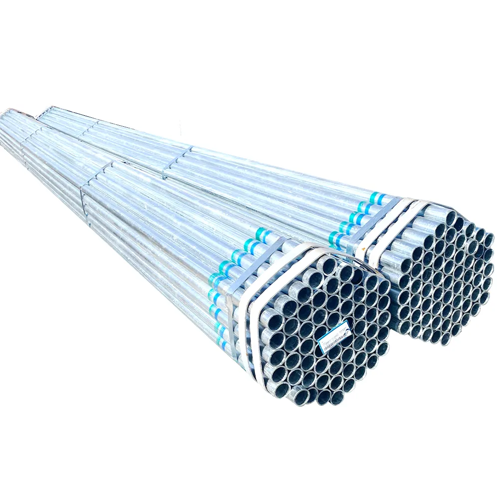 Low Alloy Galvanized Pipe Various Diameters Sc40 Galvanized Steel Pipe For Construction From Factory