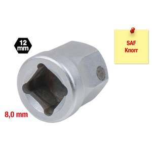 KS TOOLS - 460.2618 Adaptateur spécial 4 points avec aimant, 8,0mm, pour étriers SAF et Knorr HEAVY VEHICLES - Product Image 2