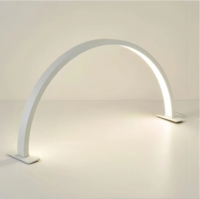 Lampe LED demi-lune en U 30*55cm pour salon de beauté, éclairage d'appoint pour cils, tatouage et studio d'onglerie - Prix de gros direct usine