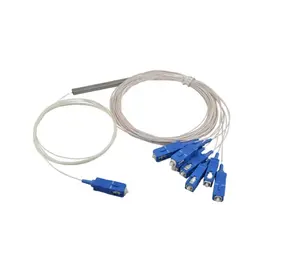 FTTH 핫 셀링 광섬유 장비 1*8 SC/UPC 커넥터 통신 케이블 미니 plc 스플리터