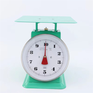 Veidt Weigh 10kg <b>Mechanical</b> Platform Old-Style Kitchen Household Spring Dial <b>Scale</b> Simple QE-07P-10kg Stainless Steel Tray Durab - Product Image 1