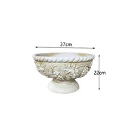 Moules de Pot de fleur en Silicone et ciment, moules de Pot de fleur en fibre de verre créative pour jardinière en béton de décoration de jardin