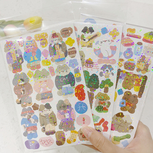 Personalizzato promozionale Kawaii Kawaii Kawaii in vinile impermeabile con Glitter <span class=keywords><strong>unicorno</strong></span> impermeabile - Product Image 4