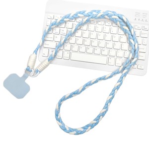 Yellow Purple <b>Braided</b> Lanyard Phone Strap Thick Durable Anti Loss Crossbody Mobile <b>Accessory</b> - Product Image 5