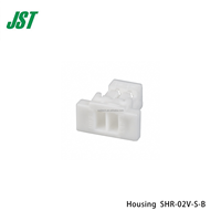 Connecteur automobile JST SHR-02V-S-B, pas de 1,0 mm, 2 broches, en alliage de cuivre, terminal SH pour connexion fil-carte PC