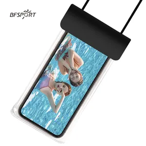 Hot Sale Universal Waterproof PVC Clear Mobile Phone Case for All Series Smart Phones Water Resistant Bags