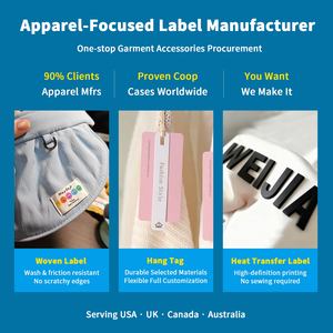 कस्टम मुद्रित लोगो स्पष्ट pvc हैंगटैग कपड़े हैंग टैग, लक्जरी स्विंग टैग सेट स्ट्रिंग पिन डिजाइन पेपर कपड़े टैग - Product Image 5