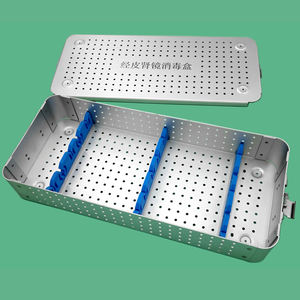 Caja <span class=keywords><strong>de</strong></span> esterilización <span class=keywords><strong>de</strong></span> aleación <span class=keywords><strong>de</strong></span> aluminio para el departamento <span class=keywords><strong>de</strong></span> Urología <span class=keywords><strong>de</strong></span> ureteroscopio semirrígido - Product Image 4