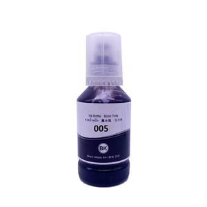 127ML Bouteille 005 Kits de recharge d'encre à colorant noir Compatible pour <span class=keywords><strong>Epson</strong></span> M1100 M3140 <span class=keywords><strong>M1120</strong></span> M1140 M1170 M1180 M2140 M3170 <span class=keywords><strong>Imprimante</strong></span> 005 Encre - Product Image 2