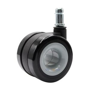 DWG-B022 fabricant professionnel haut de gamme nouvelle annonce la plus populaire Design moderne PU roue noir argent roulettes creuses - Product Image 3