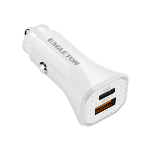 Chargeur de voiture rapide 2 en 1 QC3.0 USB et TYPE C PD pour iPhone et <span class=keywords><strong>Samsung</strong></span> - Product Image 1