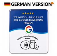 Carte de commentaires Google NFC en acrylique mini étanche pour hôtels et restaurants, étiquette NFC 213, faible MOQ, livraison rapide