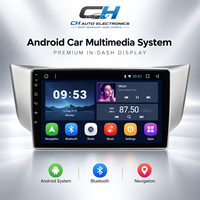 Autoradio Android 15 9 pouces IPS pour Lexus RX300 RX330 RX350 RX400H Toyota Harrier 2003-2009 GPS CarPlay Bluetooth WiFi