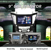 ELANT AVANTE 2014 Monitor Android Portabel 9 inci untuk Sandaran Kepala Mobil, Pemancar FM, Kartu SD, Kamera Mundur, USB, MP3/MP4