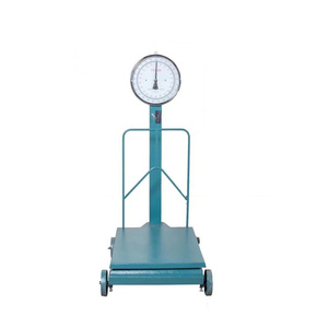 Báscula de Plataforma Mecánica de Hierro Fundido Veidt TTZ 10, con Capacidad de 100 kg, 30*40 cm, Montada en Torre, con Contrapeso Deslizante - Product Image 1