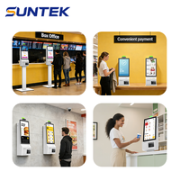 Máquina de Autopago Suntek con Pantalla Táctil de 21.5 Pulgadas, SDK Habilitado, Reconocimiento Facial, Pedidos Rápidos, Servicio de Pago para Cafeterías