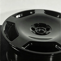 Jantes en alliage noires Deep Dish à 5 branches style éventail 18 19 20/8J/9J pouces 5x114.3 5x120 5x112/130 pour Porsche 911, Toyota Supra, BMW M3