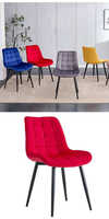 Fauteuils de salon modernes et minimalistes en tissu pour usage domestique ; Chaises à dossier élégantes et luxueuses pour cafés et hôtels
