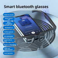 Lunettes Intelligentes Ultralégères Demi-cerclées avec Audio, Verres Photochromiques, Protection UV, Musique Sans Fil, Appels et Contrôle Tactile