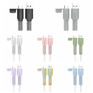 Loại C Sạc Cáp Bảo Vệ Dây Saver Silicone Sạc Cáp Bảo Vệ Cap Chống Bụi Bìa Phụ Kiện Silicone Bìa - Product Image 1